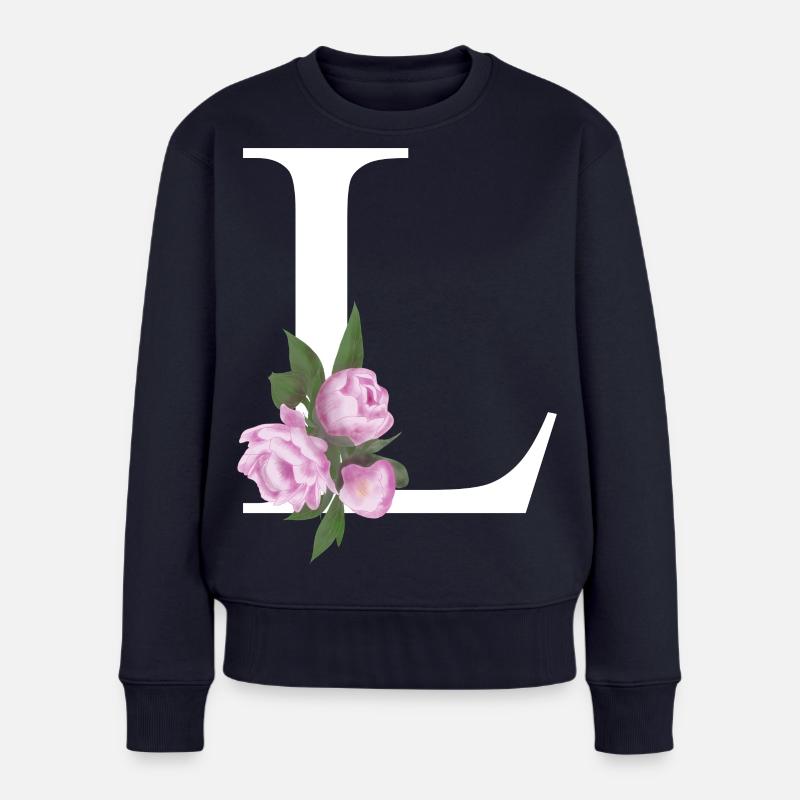 L - Frauen Premium Bio Pullover - Navy