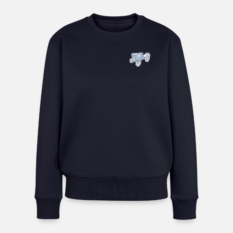 Traktor - Frauen Premium Bio Pullover - Navy