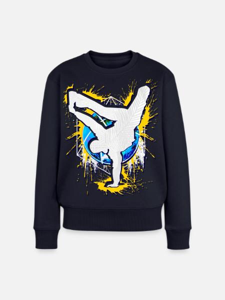 Breakdance - Breakdancer - Breakdancing - BBoy - Frauen Premium Bio Pullover - Navy