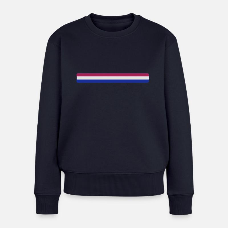 Pays-Bas - Pull Premium bio Femme - bleu marine