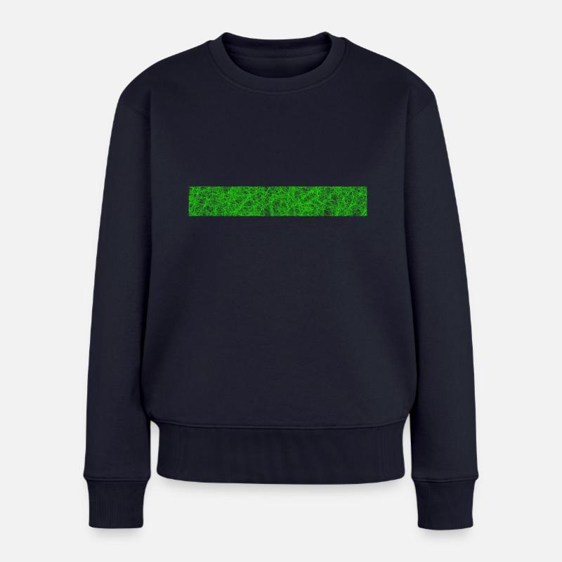 Conception abstraite II - Pull Premium bio Femme - bleu marine