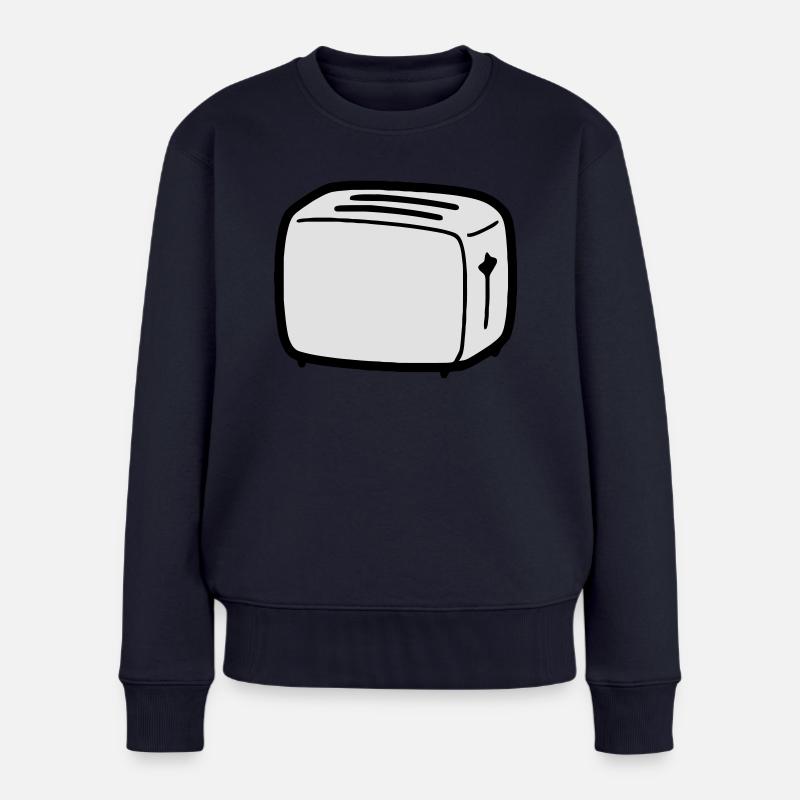 toaster - Pull Premium bio Femme - bleu marine