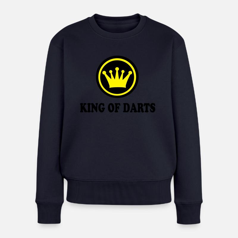 Darts - Frauen Premium Bio Pullover - Navy