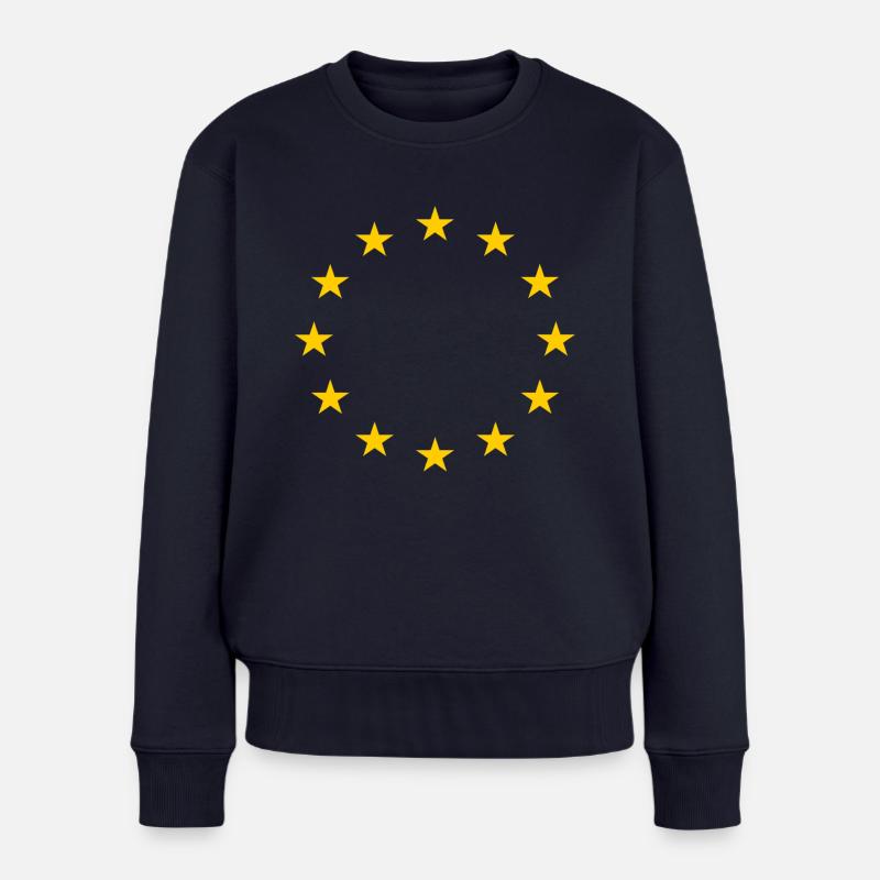 Europa! - Frauen Premium Bio Pullover - Navy