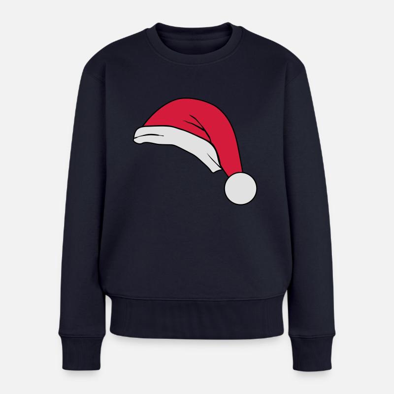 santahat - Frauen Premium Bio Pullover - Navy