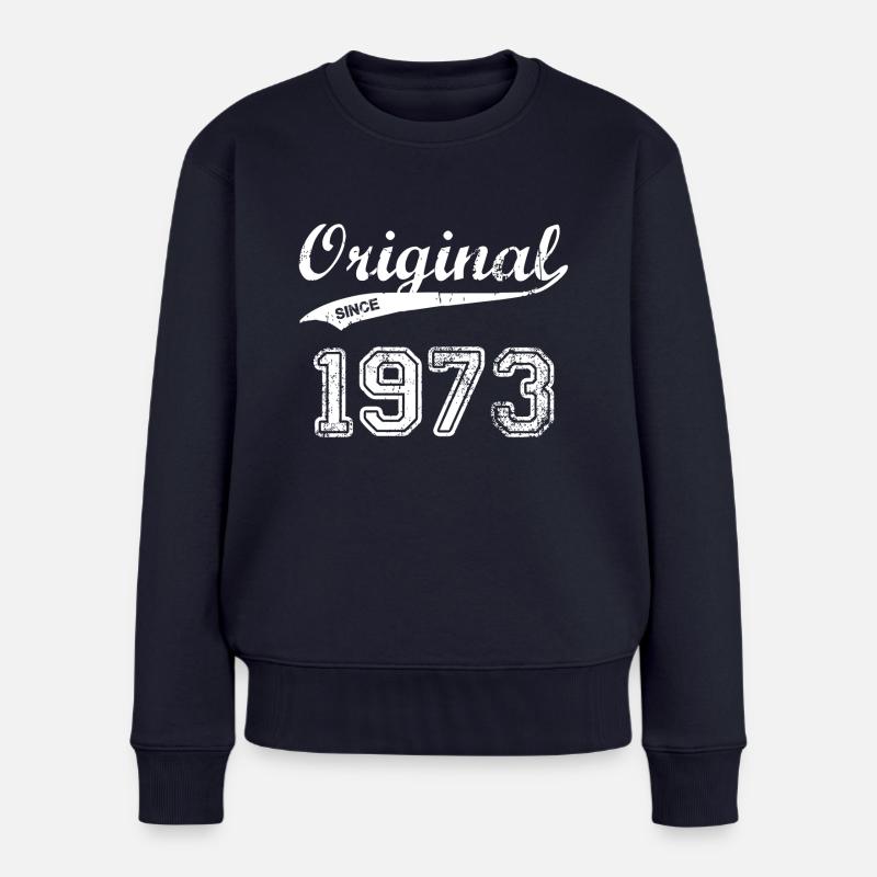 1973 - Frauen Premium Bio Pullover - Navy