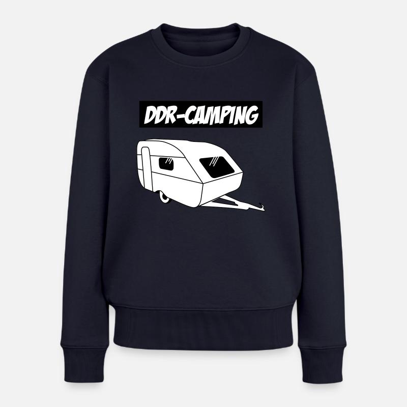 Camping QEK Aero DDR - Pull Premium bio Femme - bleu marine