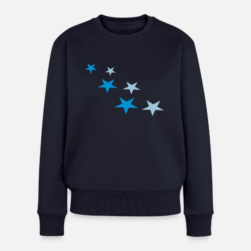 Étoile Étoiles Star - Pull Premium bio Femme - bleu marine