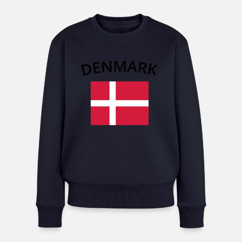 denmark - Frauen Premium Bio Pullover - Navy