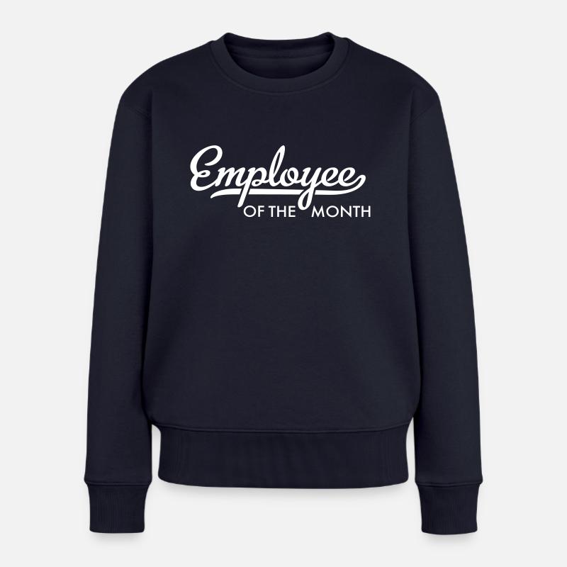 Mitarbeiter des Monats - Frauen Premium Bio Pullover - Navy