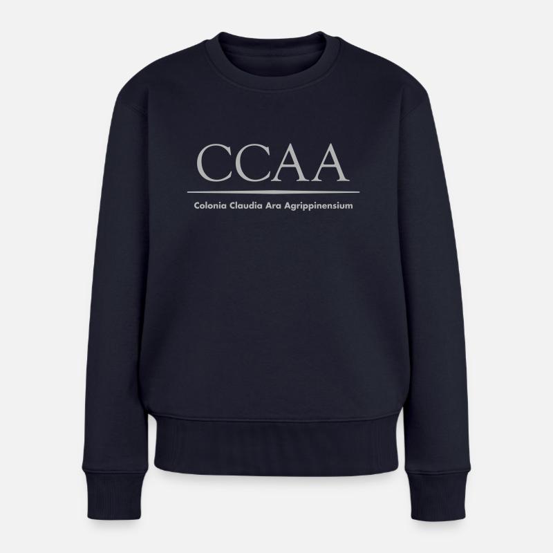CCAA (Köln, Latein) - Frauen Premium Bio Pullover - Navy