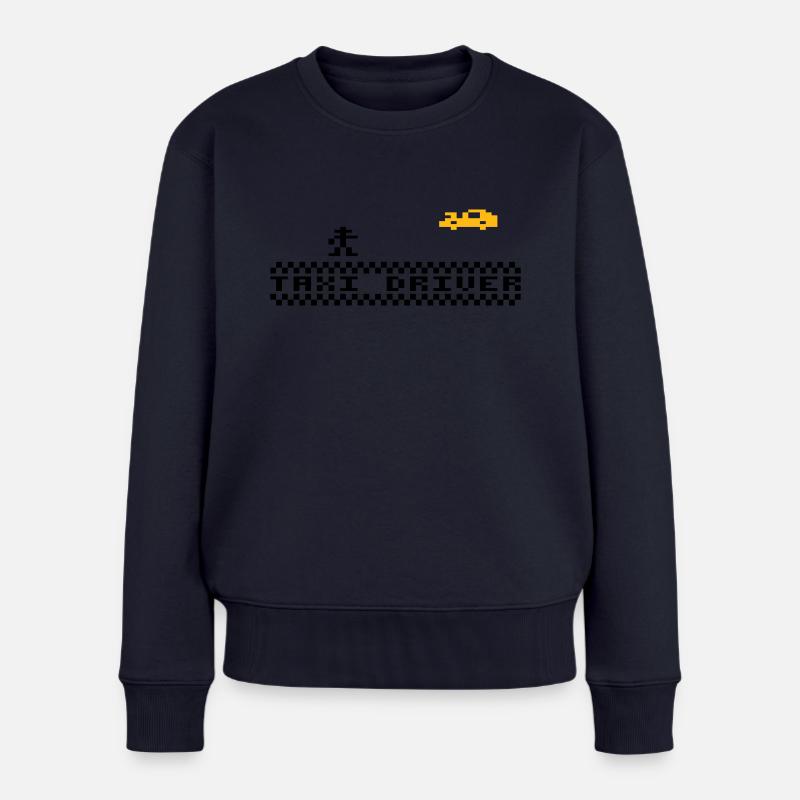 Taxidriver - Frauen Premium Bio Pullover - Navy