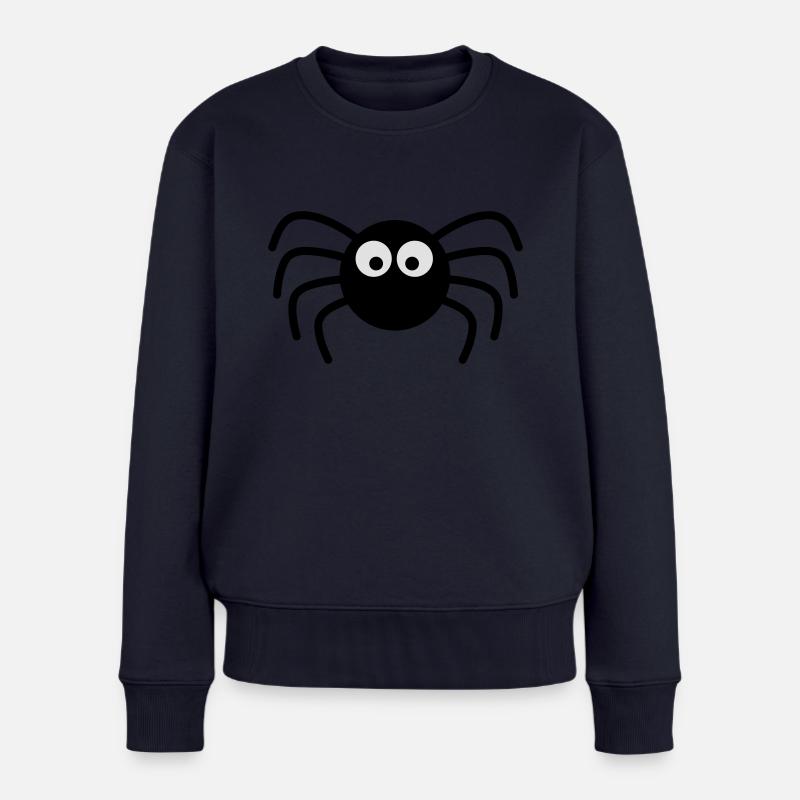 Spinne - Frauen Premium Bio Pullover - Navy