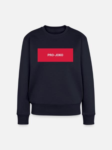 Joko W - Frauen Premium Bio Pullover - Navy