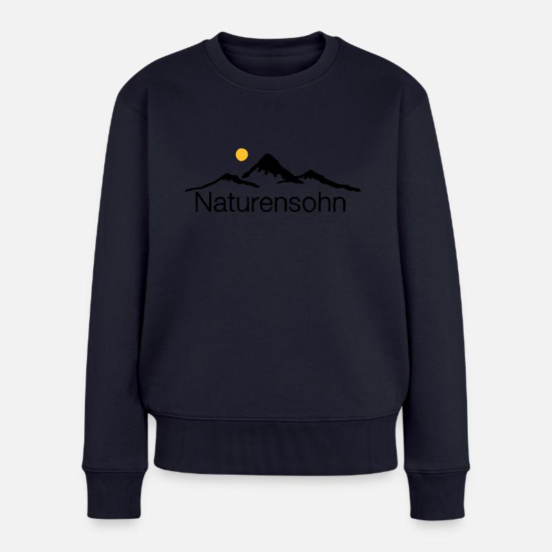 Naturensohn 2 - Frauen Premium Bio Pullover - Navy
