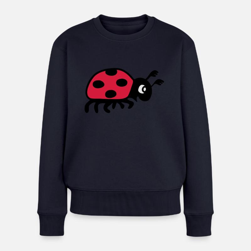 marini marienkäfer glückskäfer insekt punkte liebe - Frauen Premium Bio Pullover - Navy