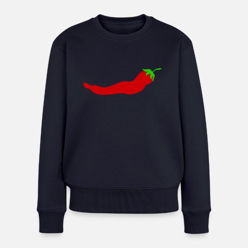 peppers - Pull Premium bio Femme - bleu marine