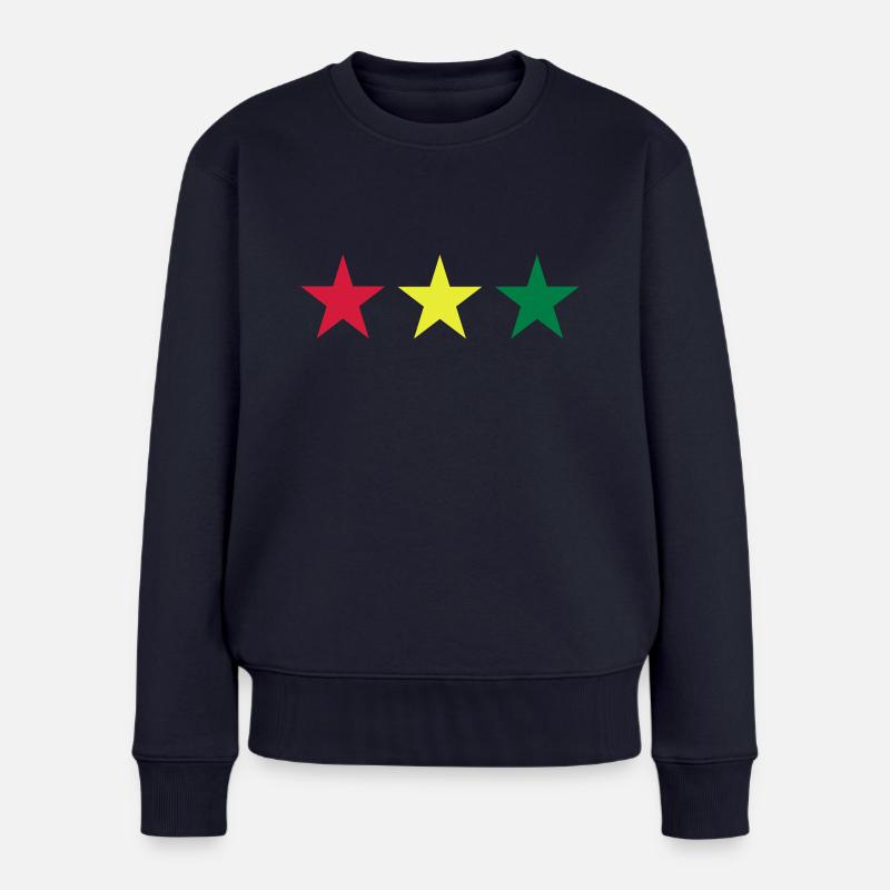 Reggae - Frauen Premium Bio Pullover - Navy