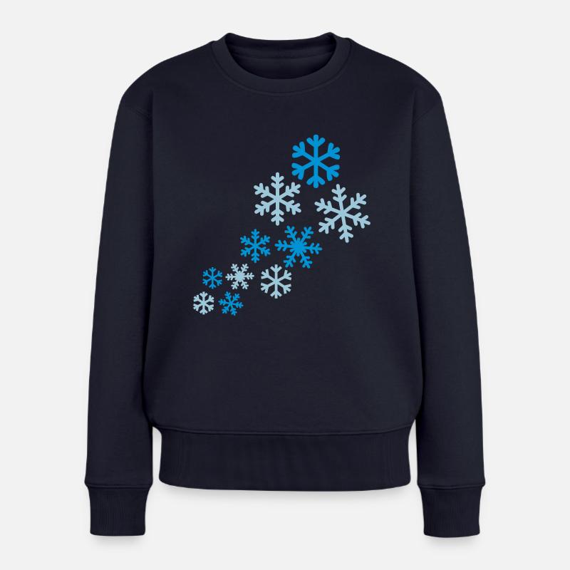 Neige - Pull Premium bio Femme - bleu marine