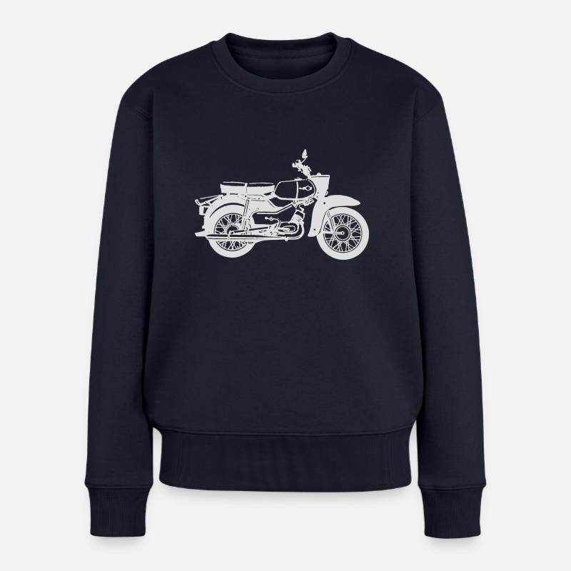 Simson Sperber - Frauen Premium Bio Pullover - Navy