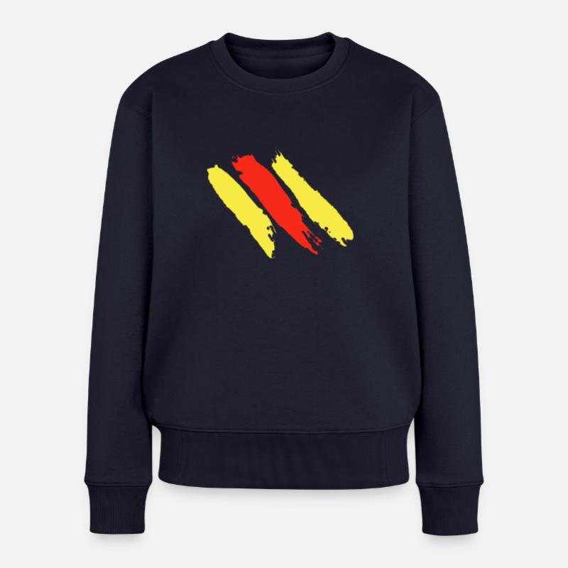 Badische Farben - Frauen Premium Bio Pullover - Navy