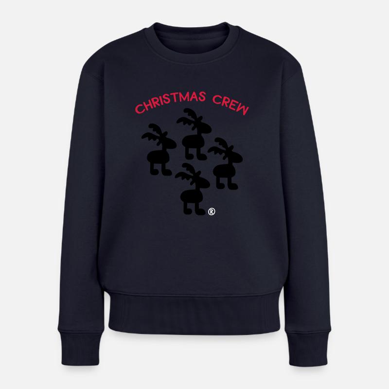 Weihnachten - Frauen Premium Bio Pullover - Navy