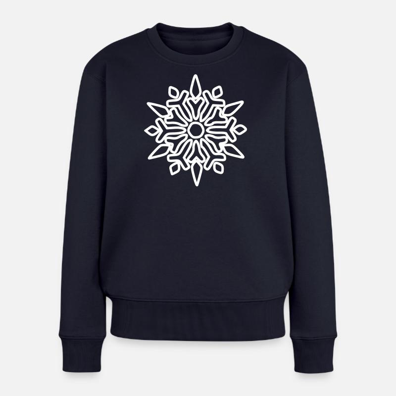 Noël - Pull Premium bio Femme - bleu marine
