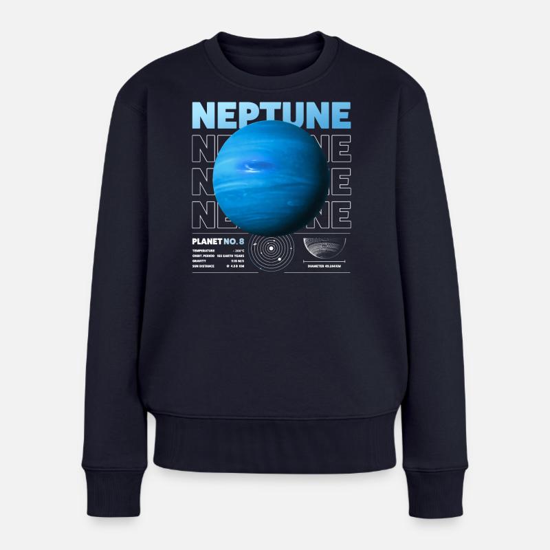 Détails de Neptune - Pull Premium bio Femme - bleu marine