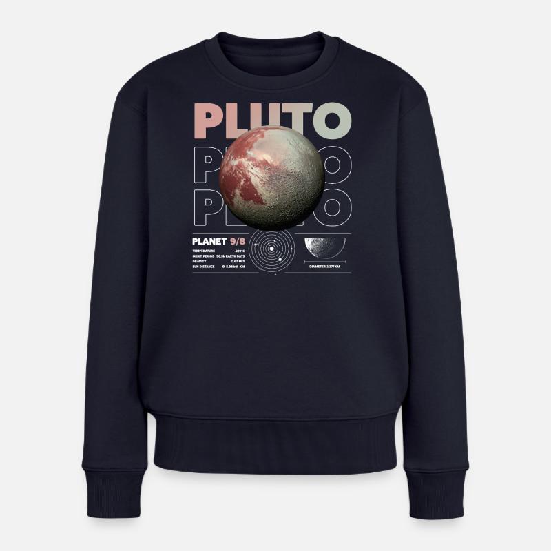 Détails de Pluton - Pull Premium bio Femme - bleu marine