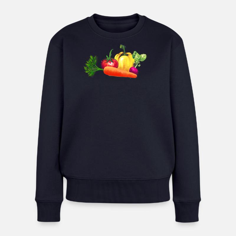 Légume - Pull Premium bio Femme - bleu marine