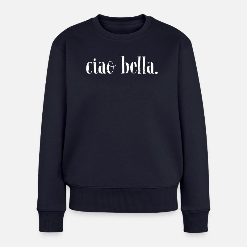 ciao bella - Pull Premium bio Femme - bleu marine