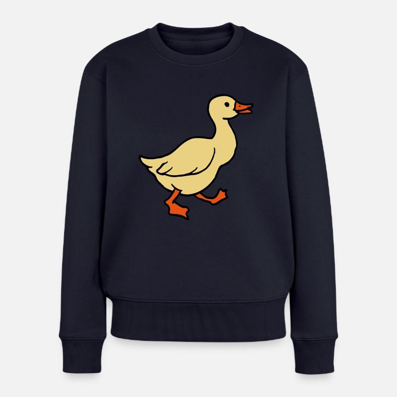 goose - Pull Premium bio Femme - bleu marine