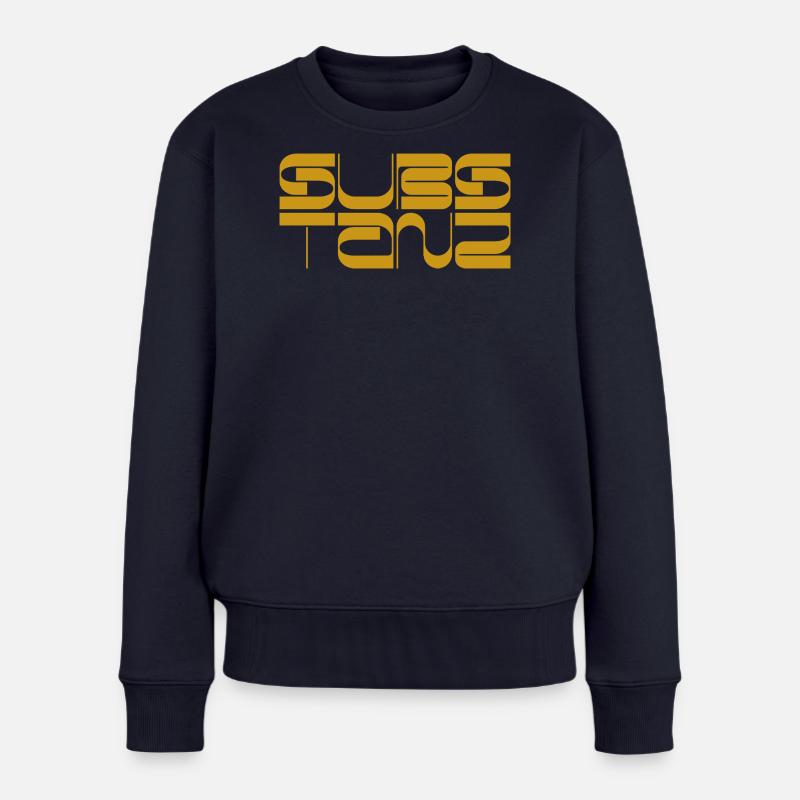 SubS Tanz Gold - Frauen Premium Bio Pullover - Navy