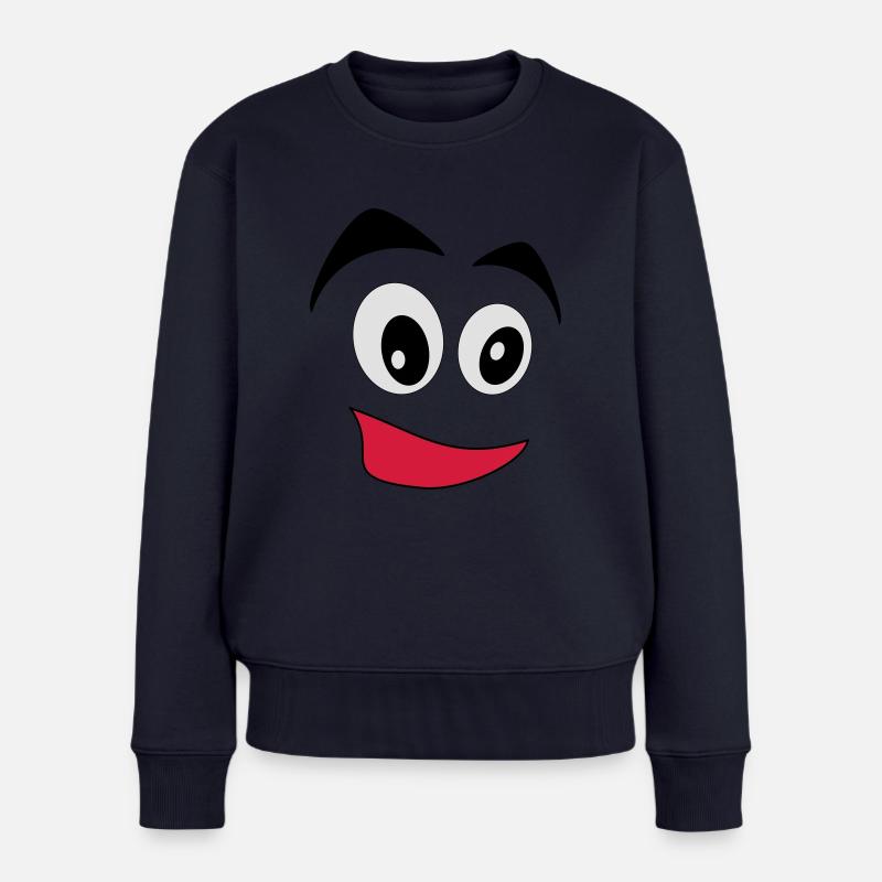 comic - Women's Premium Organic Jumper - navy