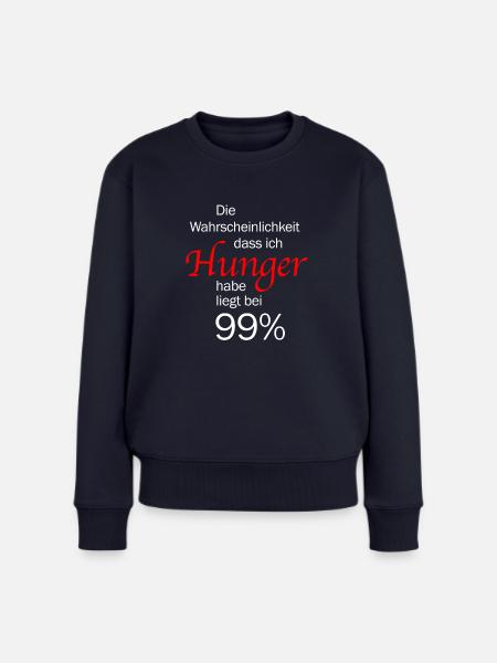 Hunger - Frauen Premium Bio Pullover - Navy