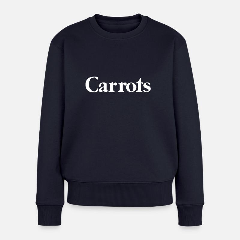 Carrots - Frauen Premium Bio Pullover - Navy