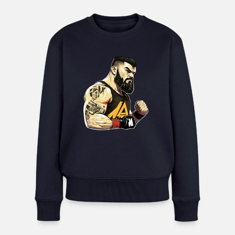 MMA - Frauen Premium Bio Pullover - Navy