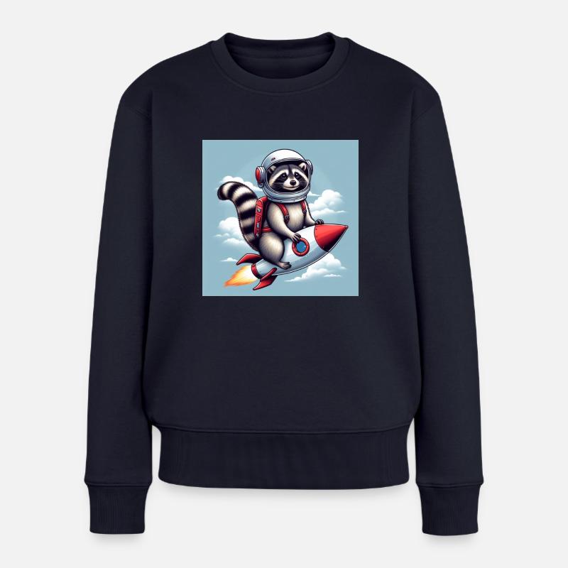 Rocket Raccoon - Pull Premium bio Femme - bleu marine