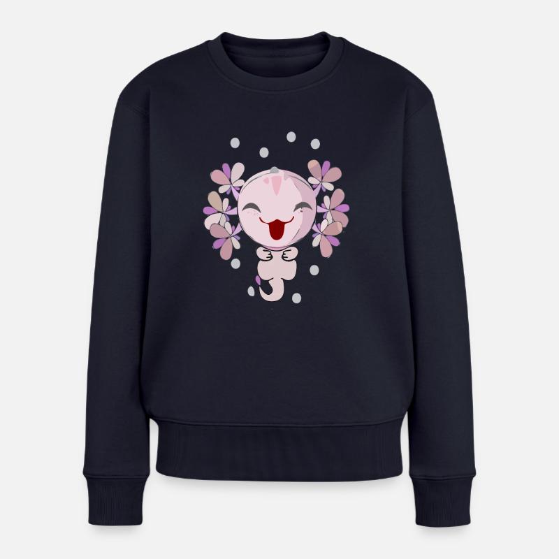 Axolotl - Pull Premium bio Femme - bleu marine