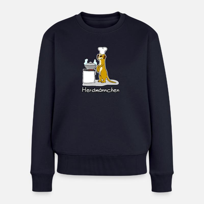 Herdmännchen - Frauen Premium Bio Pullover - Navy