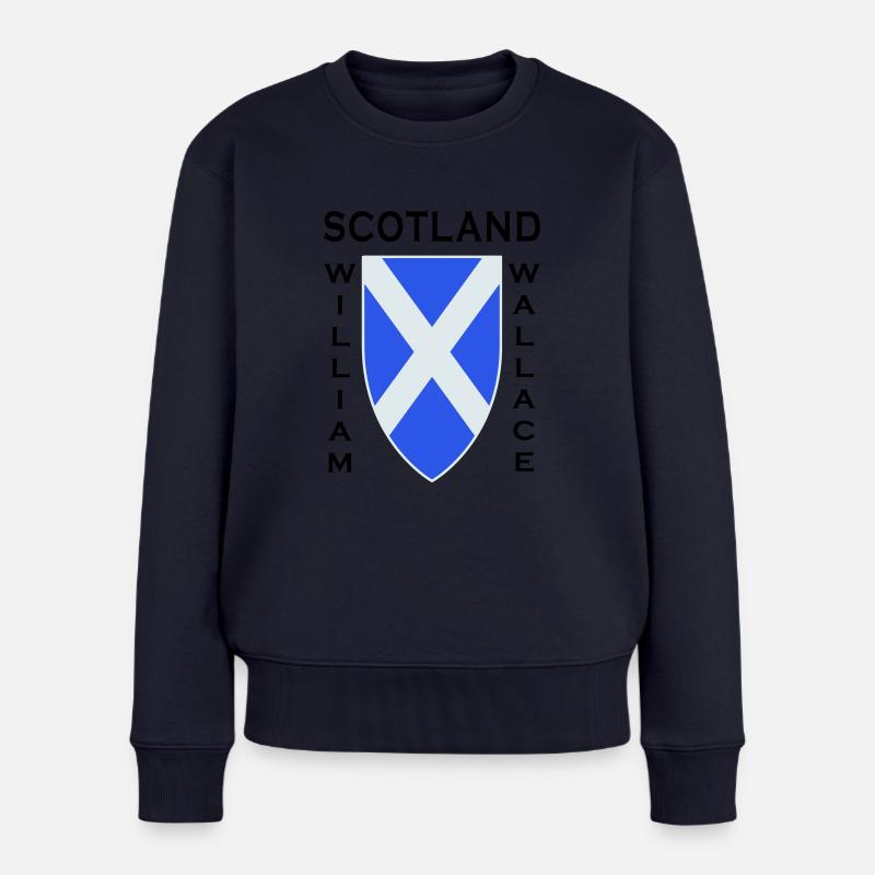 Ecosse William Wallace II - Pull Premium bio Femme - bleu marine