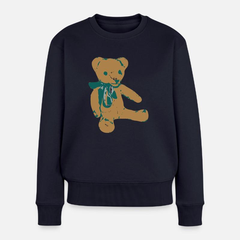 Teddy Bear - Pull Premium bio Femme - bleu marine