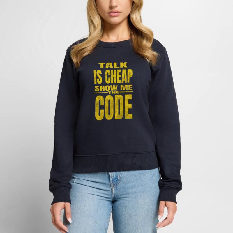 but i do computer science gift idea hacking coding Frauen Premium Bio Pullover