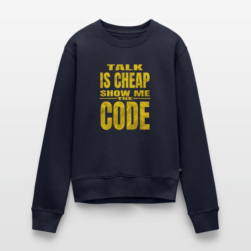 but i do computer science gift idea hacking coding Frauen Premium Bio Pullover