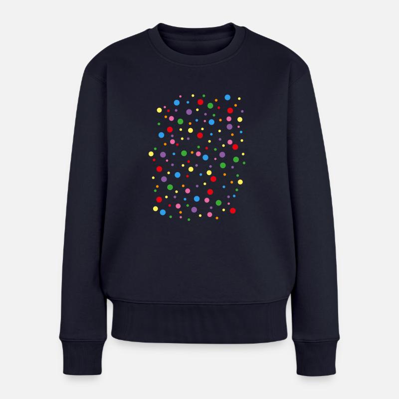 Konfetti - Frauen Premium Bio Pullover - Navy
