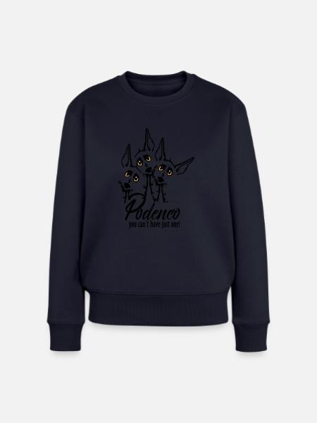 Podi Rudel - Frauen Premium Bio Pullover - Navy