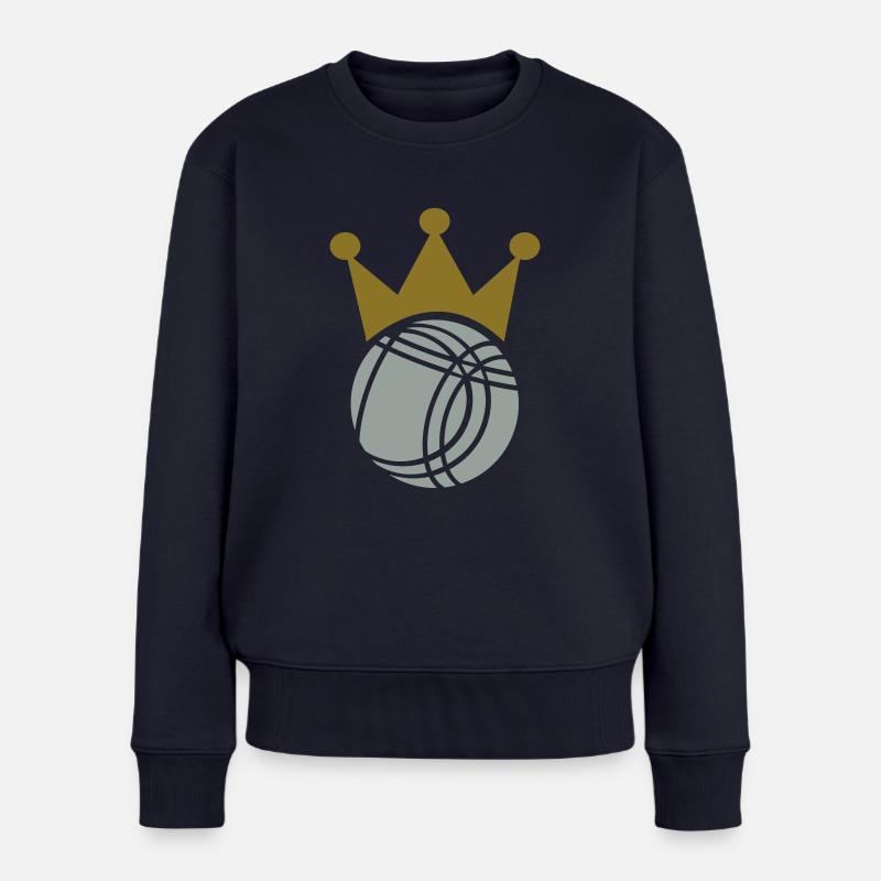 Boule - Frauen Premium Bio Pullover - Navy