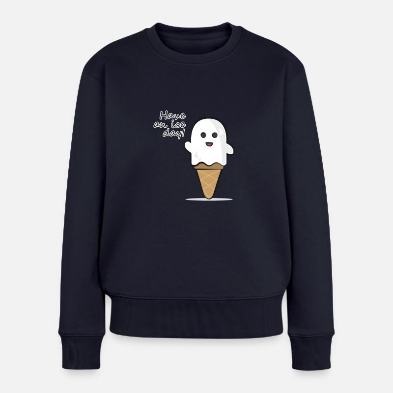 Have an ice day! - Frauen Premium Bio Pullover - Navy