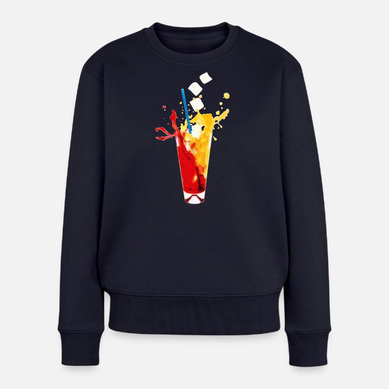 boisson d'été - Pull Premium bio Femme - bleu marine