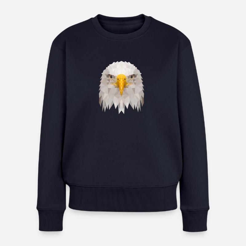 Adler - Frauen Premium Bio Pullover - Navy